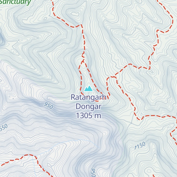 Map of Ratangarh Dongar