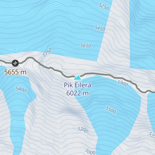 Map of Pik Eilera