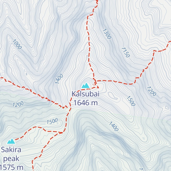 Map of Kalsubai