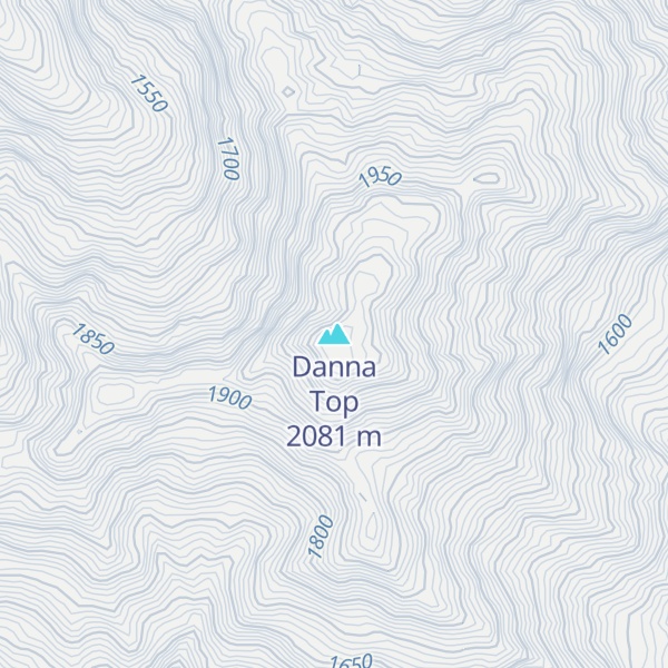 Map of Danna Top