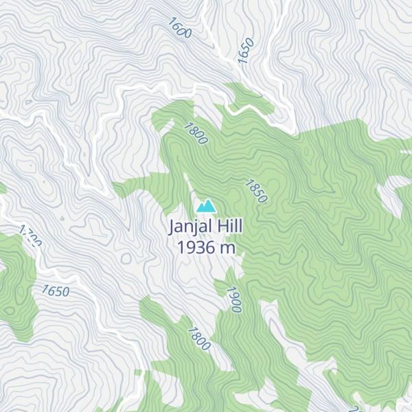 Map of Janjal Hill