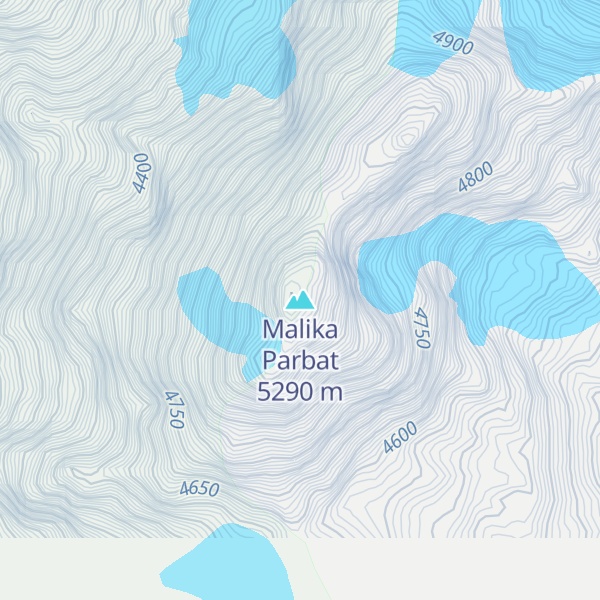 Map of Malika Parbat
