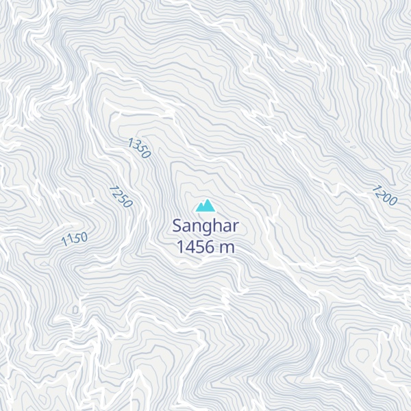 Map of Sanghar