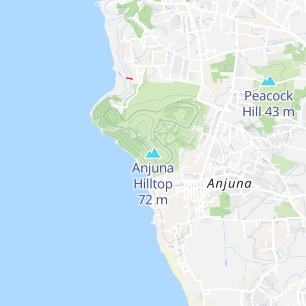 Map of Anjuna Hilltop