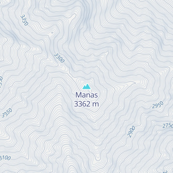 Map of Manas