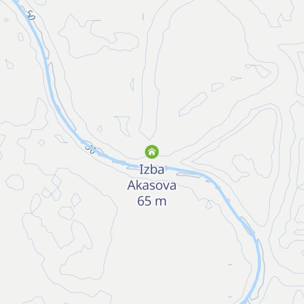 Map of Izba Akasova