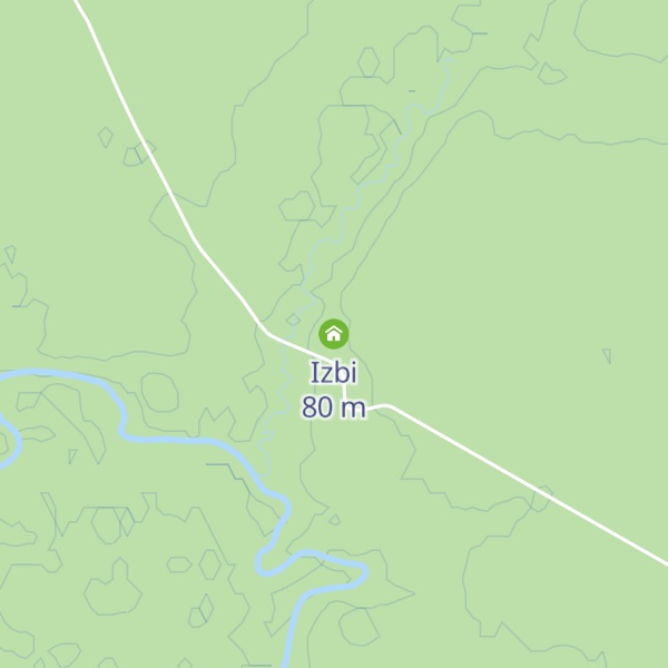 Map of Izbi
