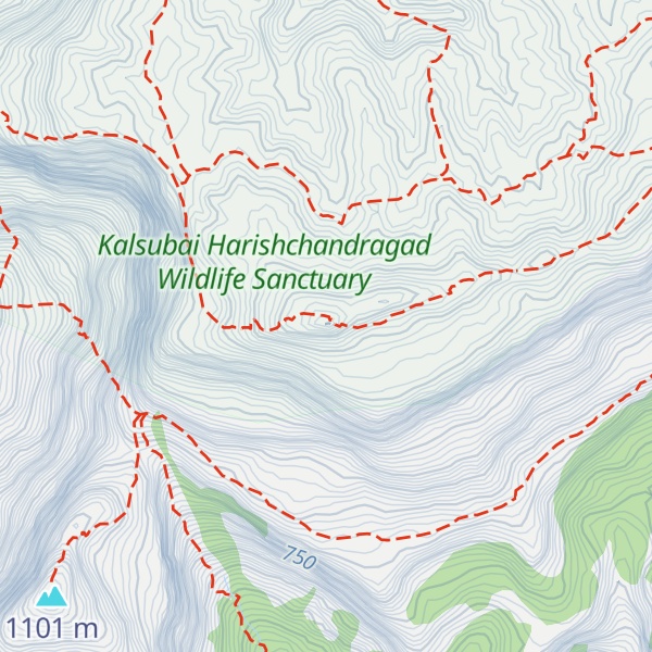 Map of Harishchandragad