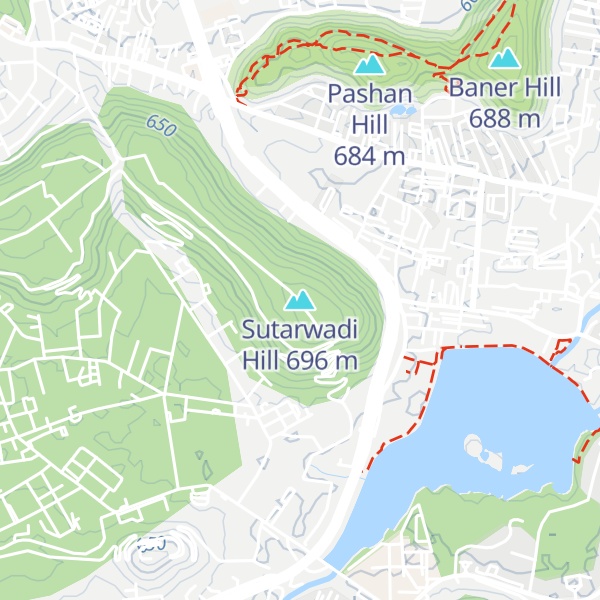 Map of Sutarwadi Hill