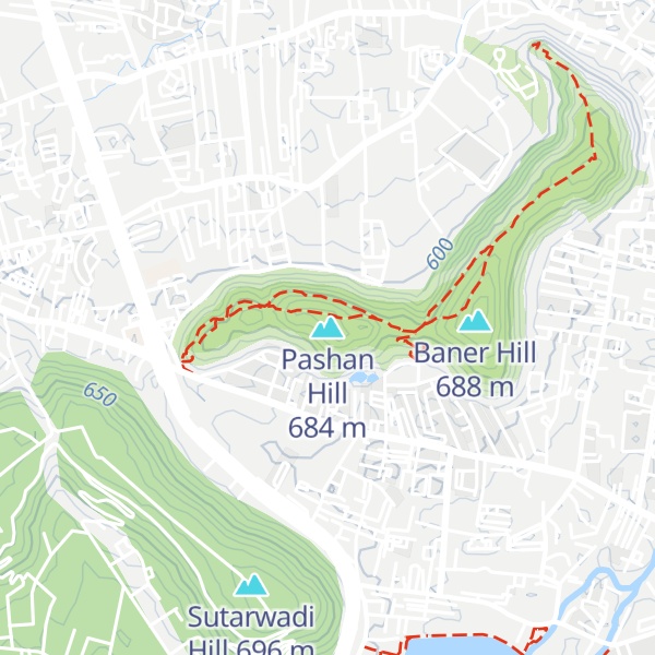 Map of Pashan Hill