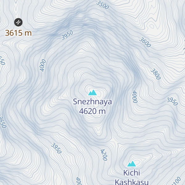 Map of Snezhnaya