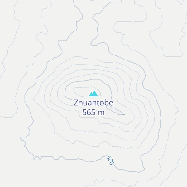 Map of Zhuantobe