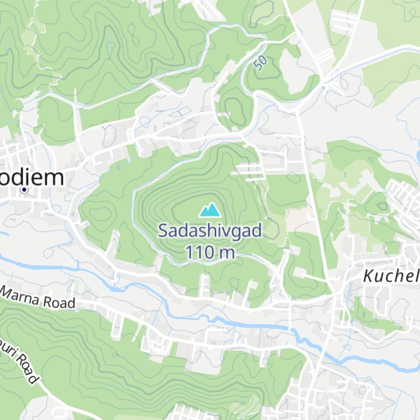 Map of Sadashivgad