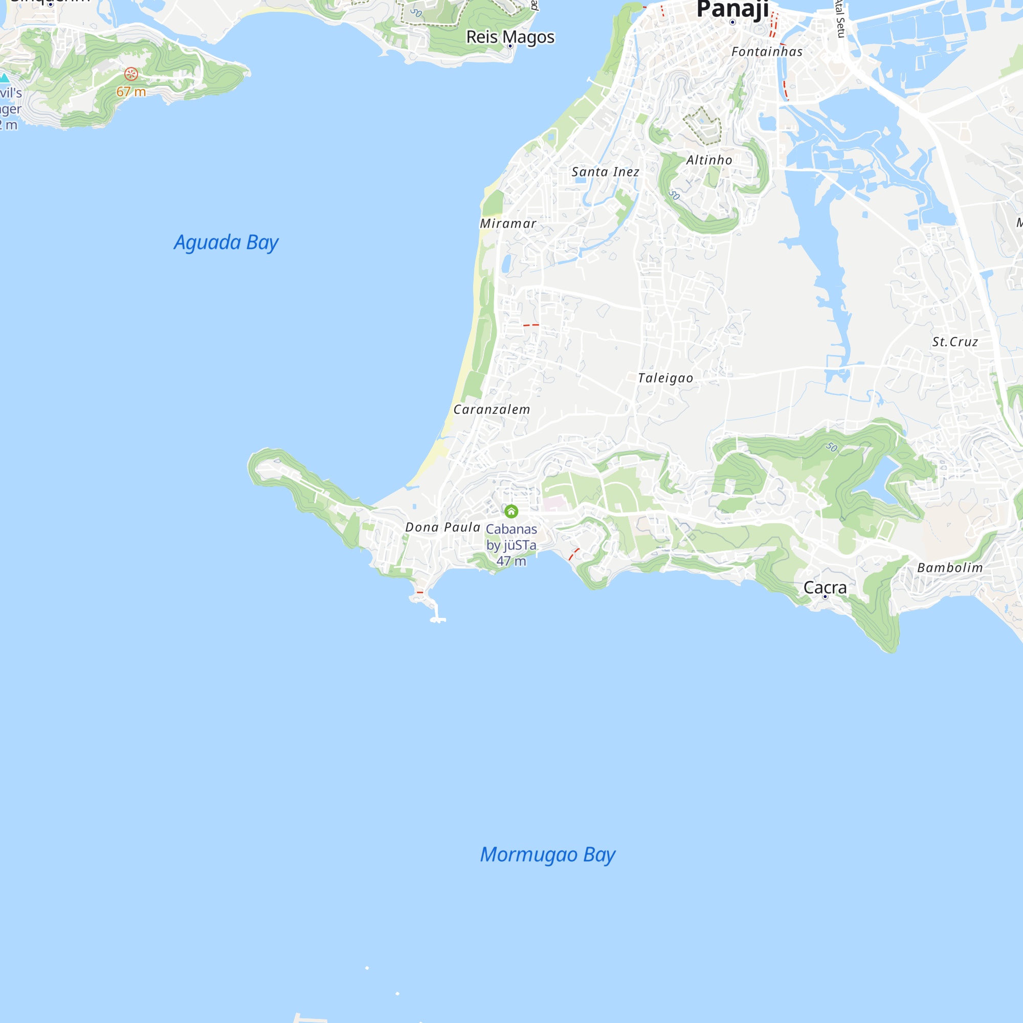 Cabanas by jüSTa map