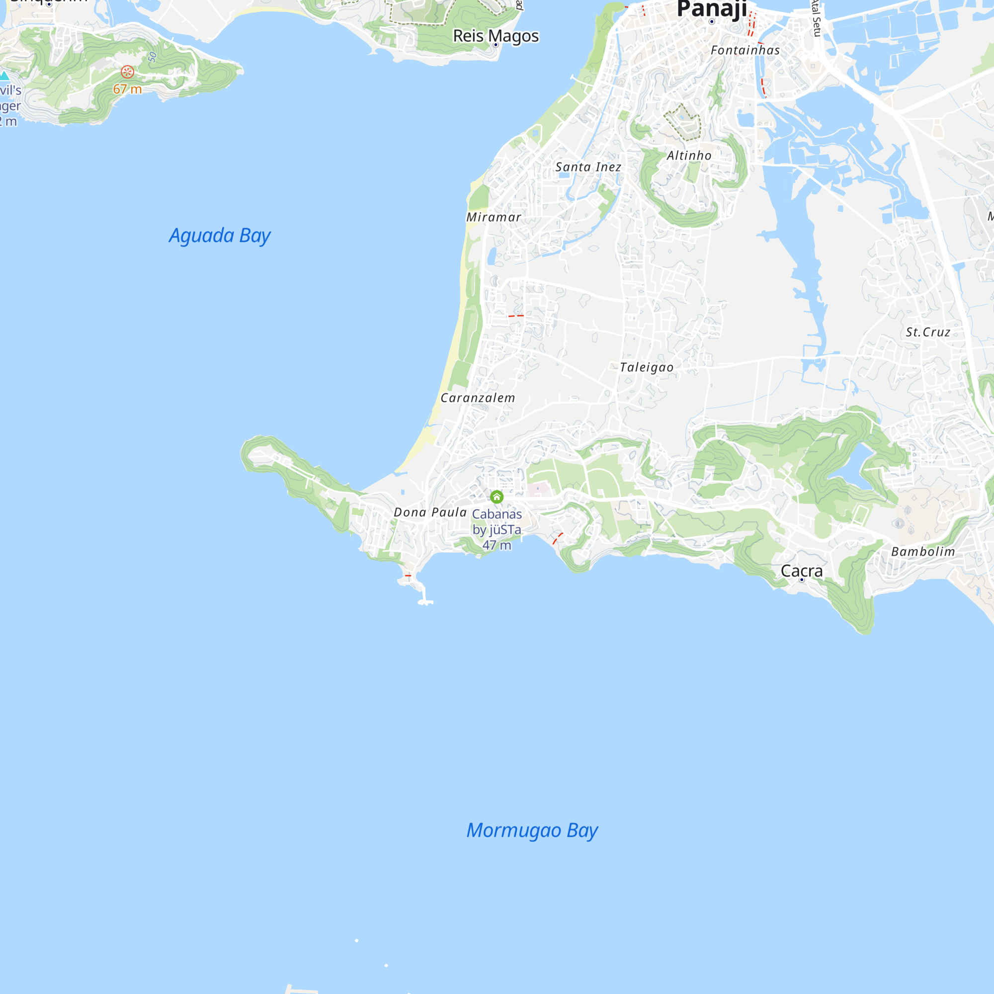 Cabanas by jüSTa map