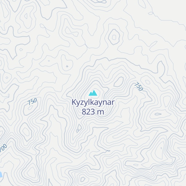 Map of Kyzylkaynar