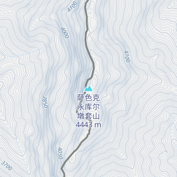 Map of 萨色克永库尔墩套山