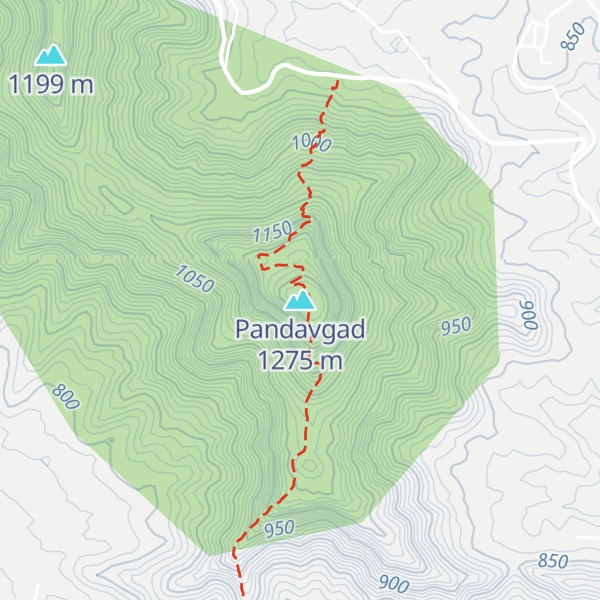Map of Pandavgad