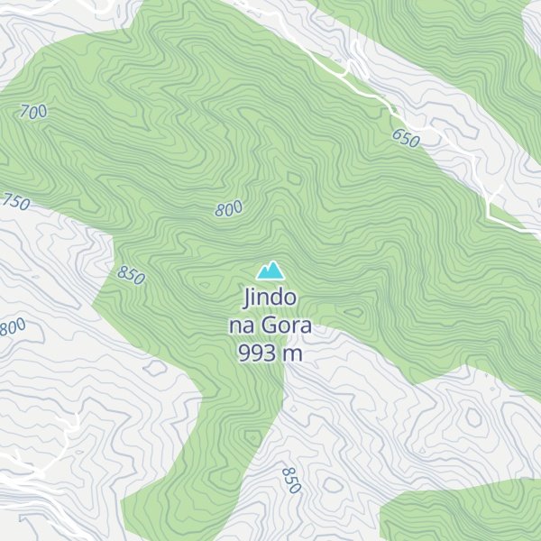 Map of Jindo na Gora