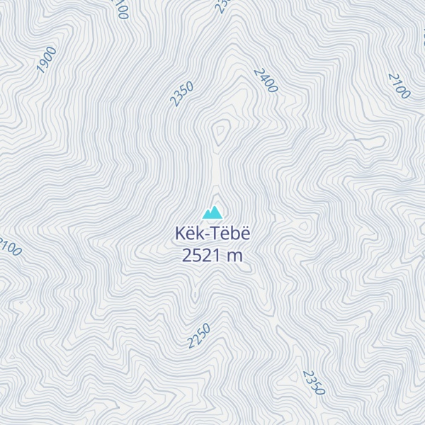 Map of Këk-Tëbë