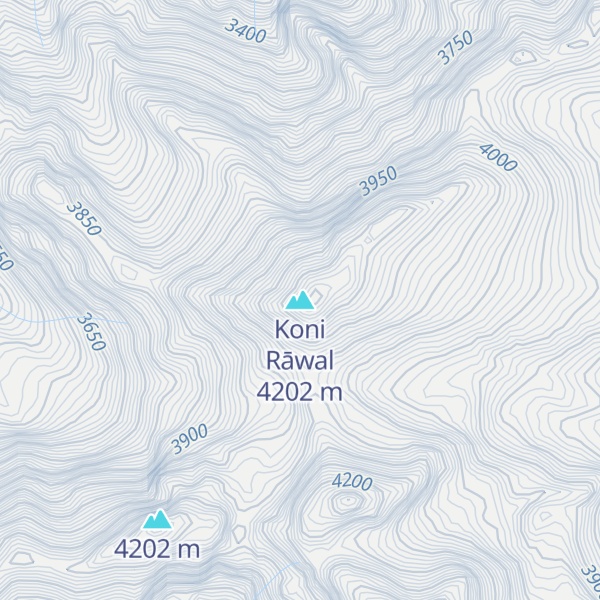 Map of Koni Rāwal