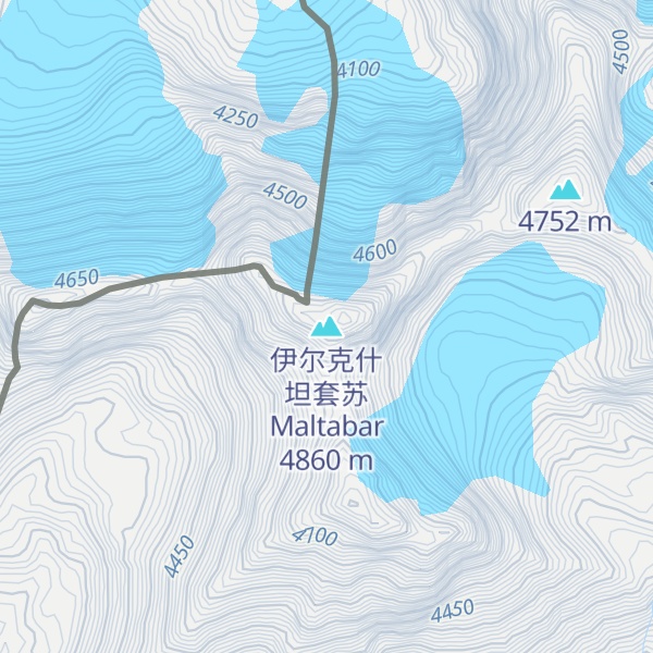 Map of 伊尔克什坦套苏     Maltabar