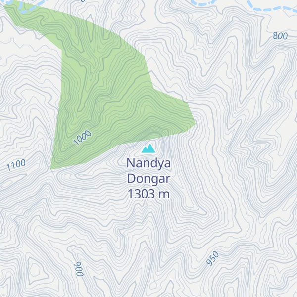 Map of Nandya Dongar