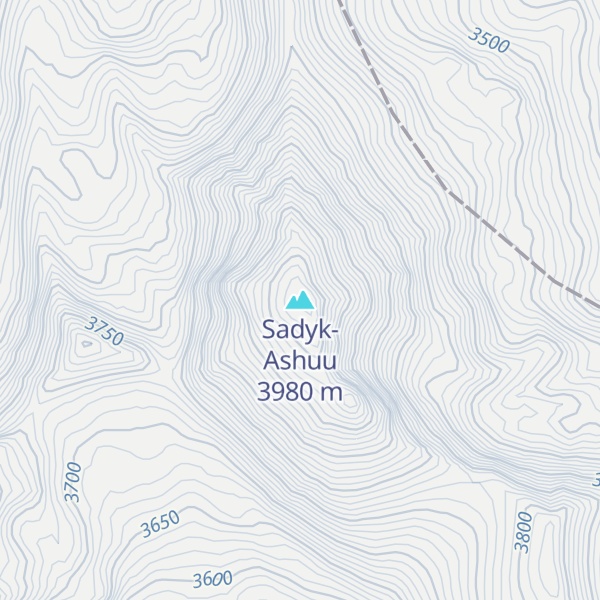 Map of Sadyk-Ashuu