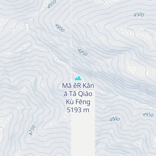 Map of Mǎ ěR Kǎn ā Tǎ Qiáo Kù Fēng