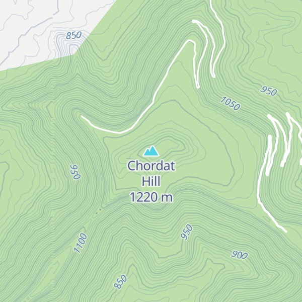 Map of Chordat Hill