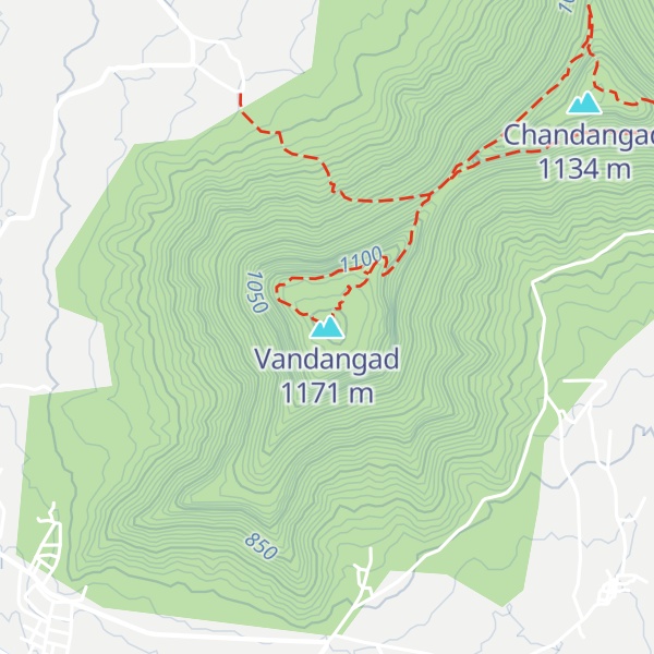 Map of Vandangad