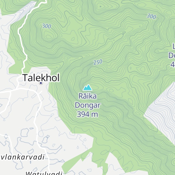 Map of Rāika Dongar