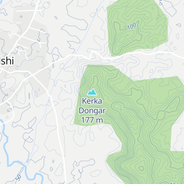 Map of Kerka Dongar