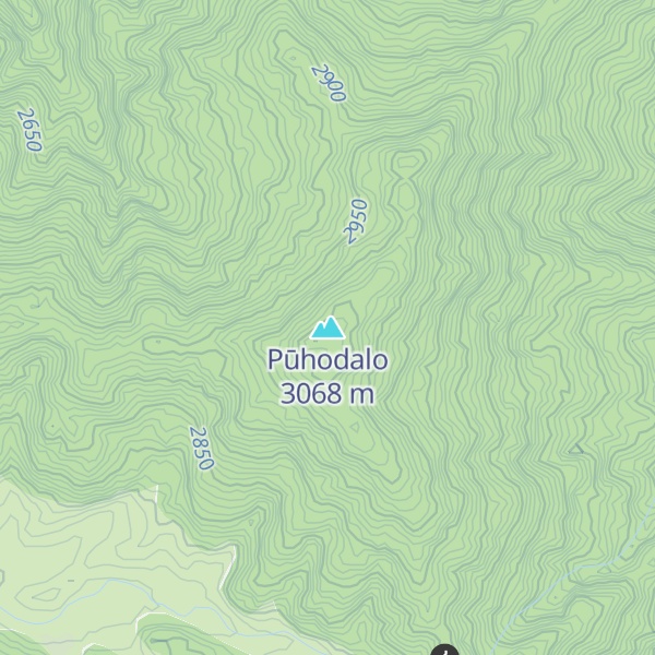 Map of Pūhodalo