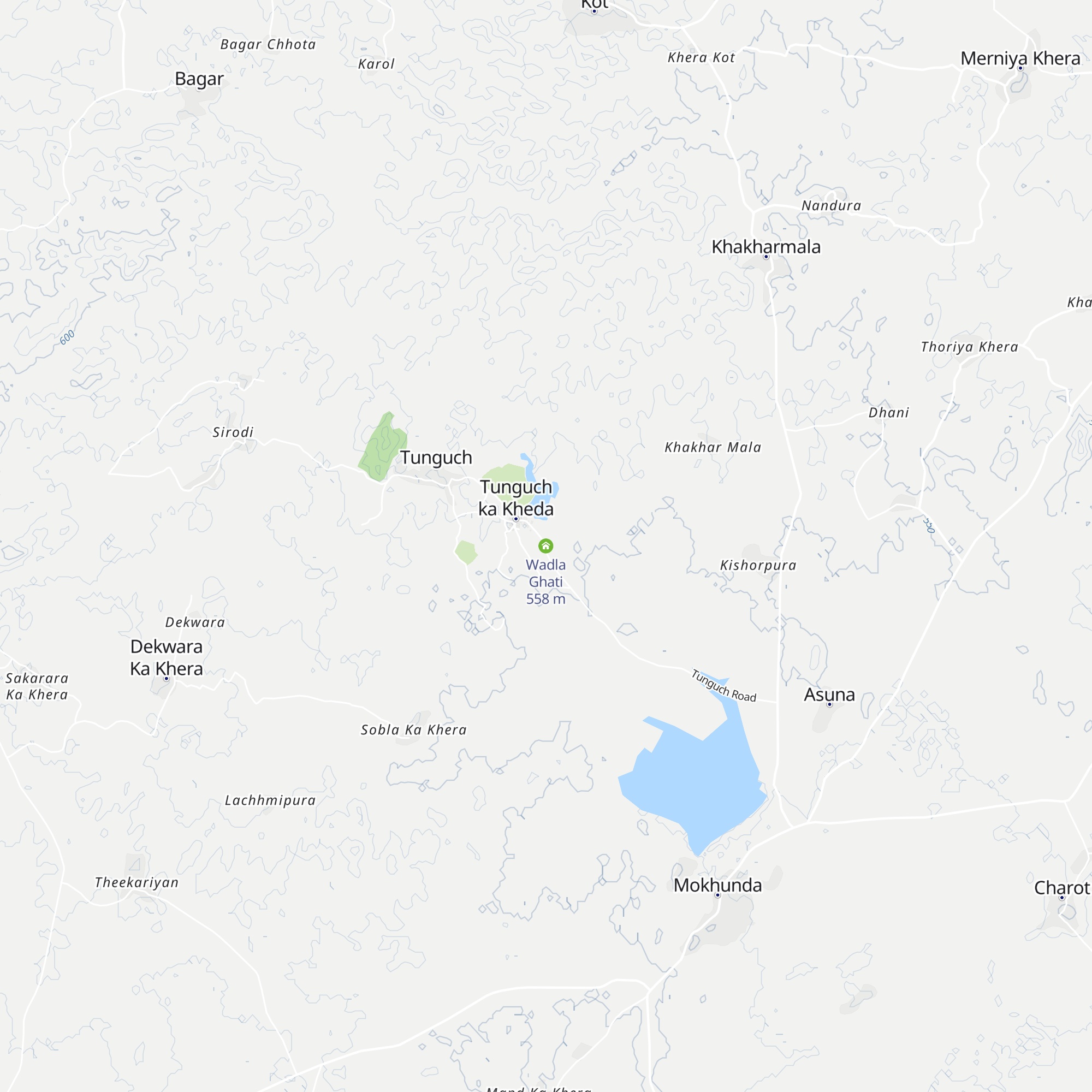 Wadla Ghati map