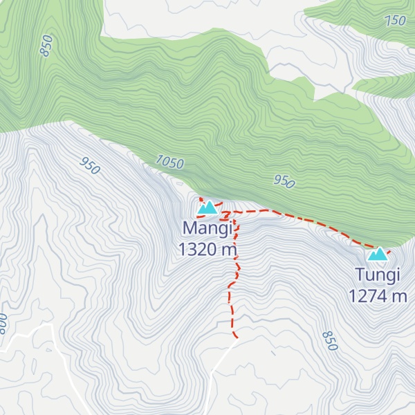 Map of Mangi