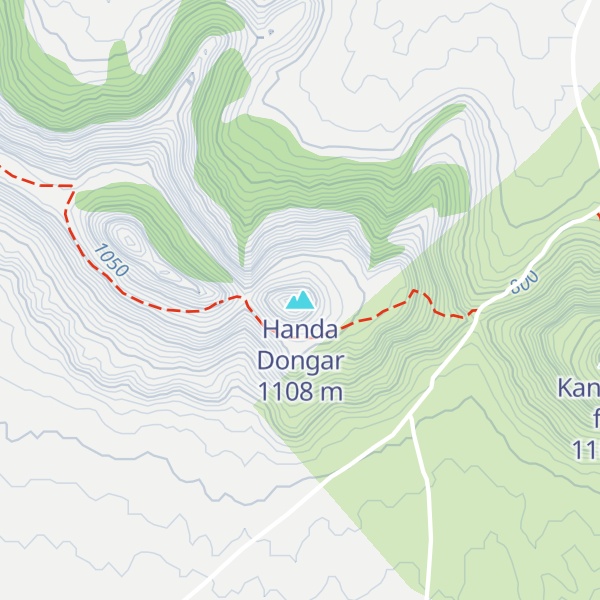 Map of Handa Dongar