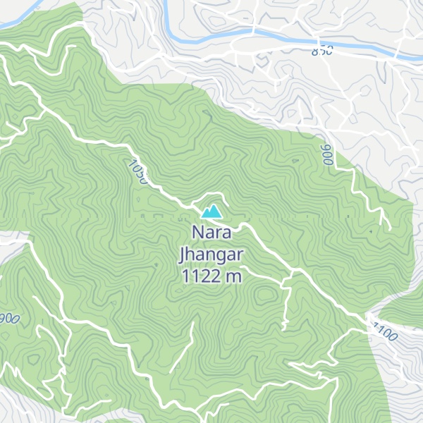 Map of Nara Jhangar