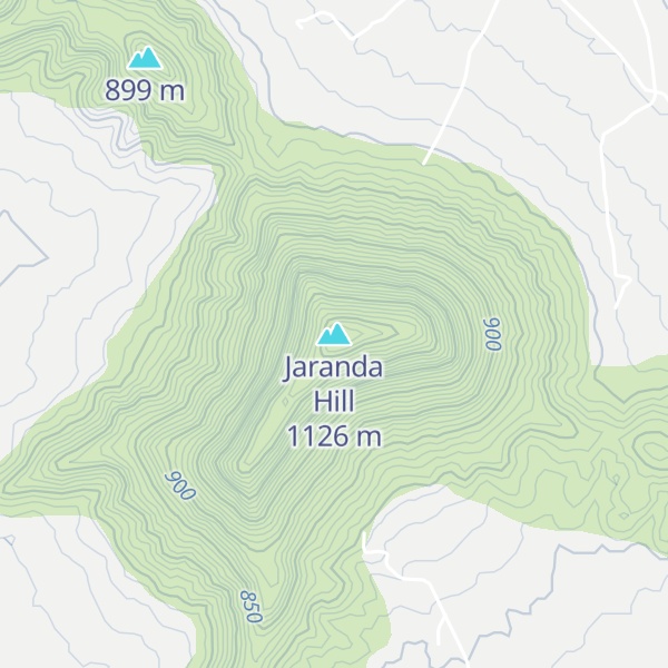 Map of Jaranda Hill