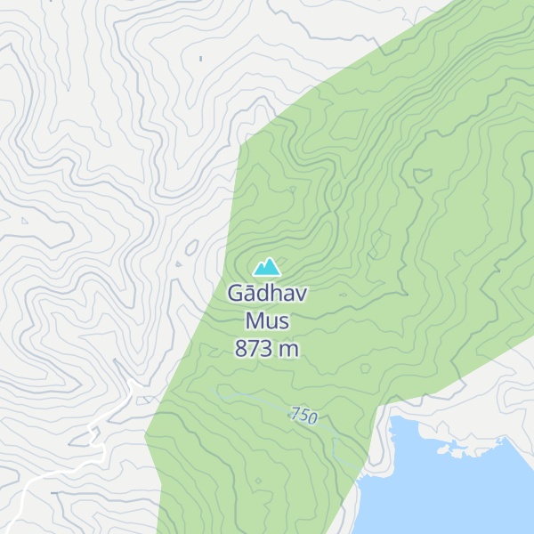 Map of Gādhav Mus