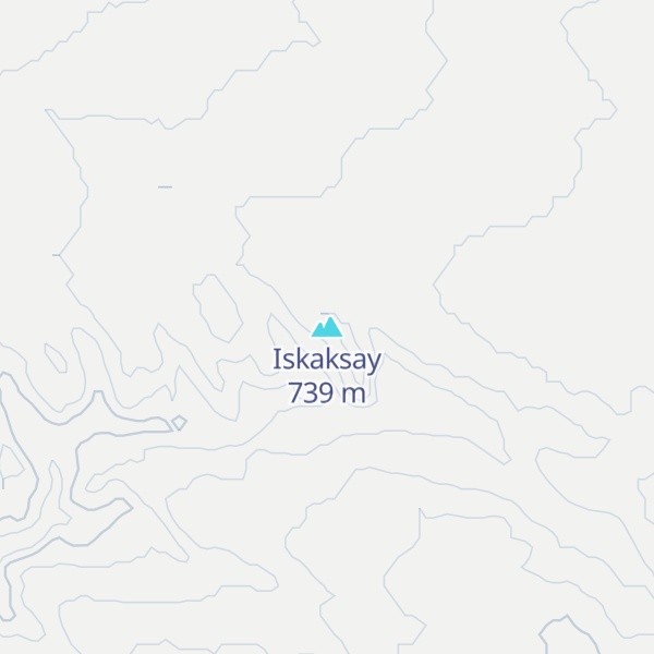 Map of Iskaksay