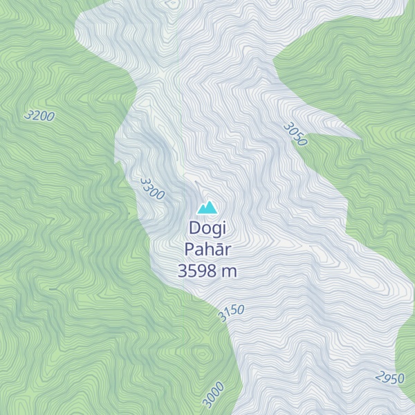Map of Dogi Pahār