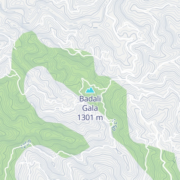 Map of Badali Gala