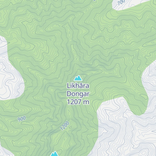 Map of Likhāra Dongar