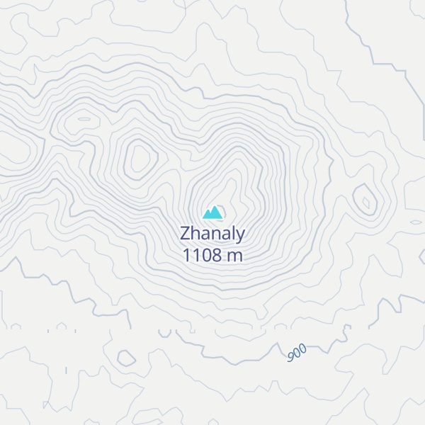 Map of Zhanaly