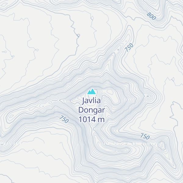 Map of Javlia Dongar