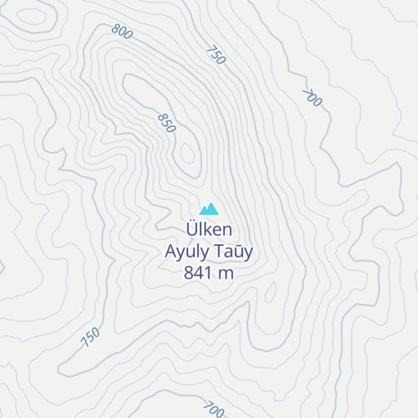 Map of Ülken Ayuly Taūy