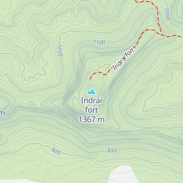 Map of Indrai fort
