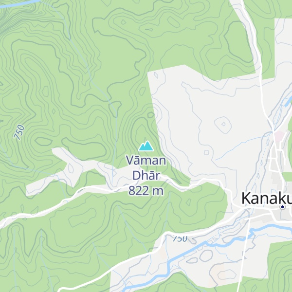 Map of Vāman Dhār