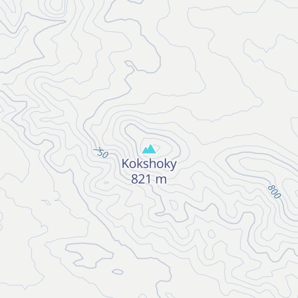 Map of Kokshoky